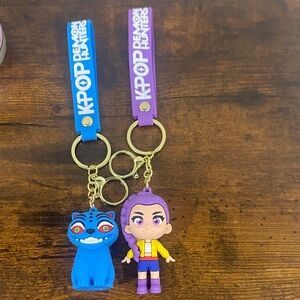 Keychain Set - Blue and Purple